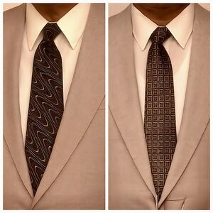 2 Dior Signature Vintage Ties